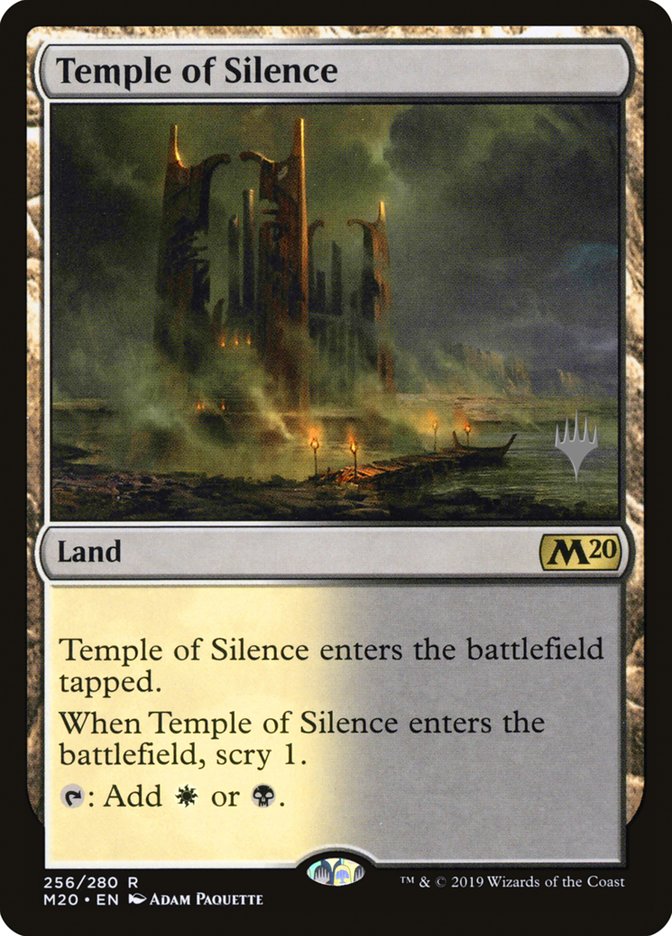 Temple of Silence (Promo Pack) [Core Set 2020 Promos] | Good Games Cannington