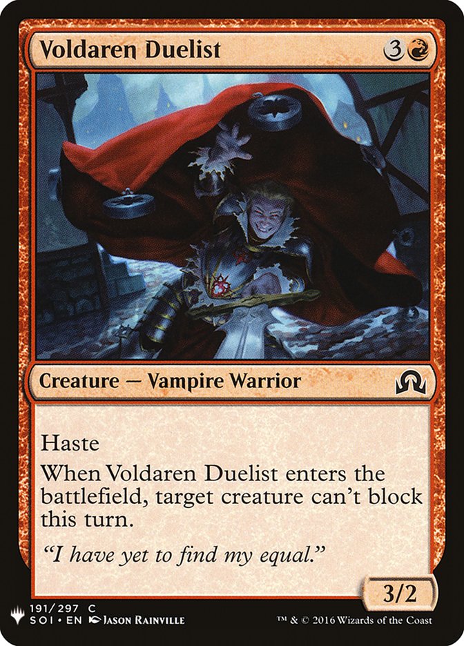 Voldaren Duelist [Mystery Booster] | Good Games Cannington