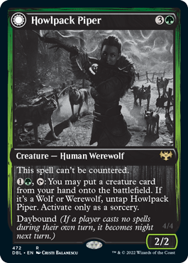 Howlpack Piper // Wildsong Howler [Innistrad: Double Feature] | Good Games Cannington