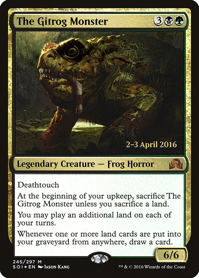 The Gitrog Monster [Shadows over Innistrad Prerelease Promos] | Good Games Cannington