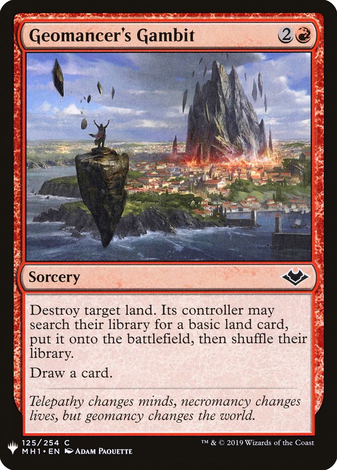 Geomancer's Gambit [Mystery Booster] | Good Games Cannington