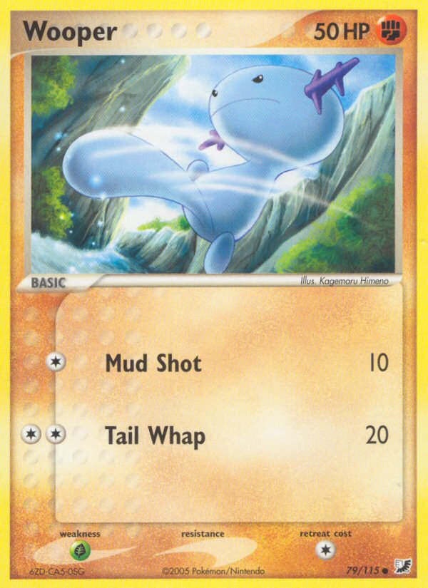 Wooper (79/115) [EX: Unseen Forces] | Good Games Cannington