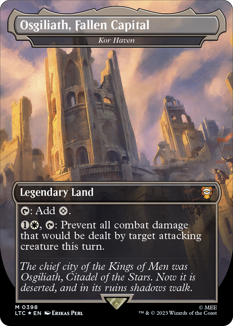 Osgiliath, Fallen Capital - Kor Haven (Surge Foil Realms and Relics) [The Lord of the Rings: Tales of Middle-Earth Commander] | Good Games Cannington