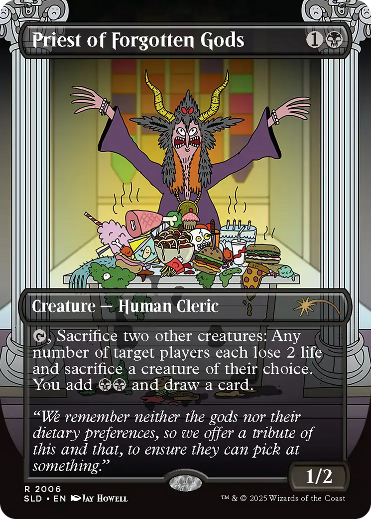 Priest of Forgotten Gods (Rainbow Foil) [Secret Lair Drop Series] | Good Games Cannington