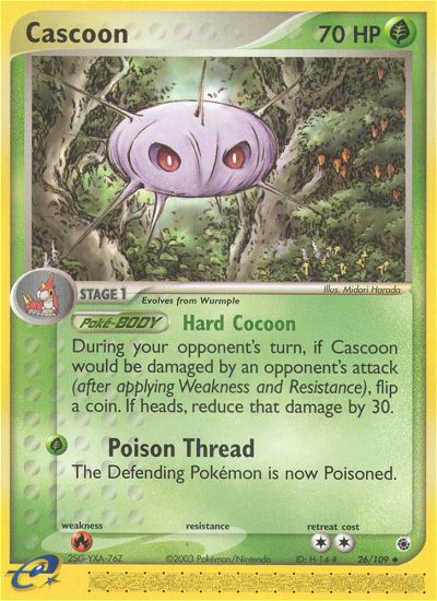 Cascoon (26/109) [EX: Ruby & Sapphire] | Good Games Cannington