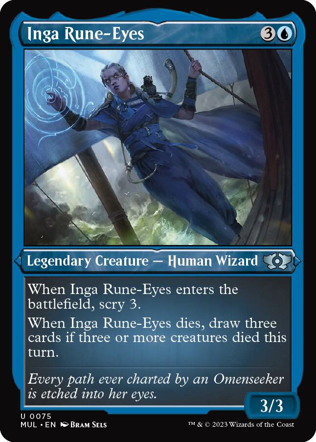 Inga Rune-Eyes 75/65 (March of the Machine: Multiverse Legends)  - Etched Foil | Good Games Cannington