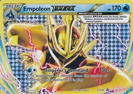 Empoleon BREAK (XY134) (Jumbo Card) [XY: Black Star Promos] | Good Games Cannington