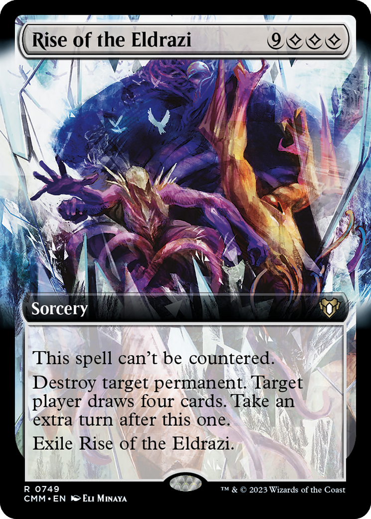 Rise of the Eldrazi (Extended Art) [Commander Masters] | Good Games Cannington