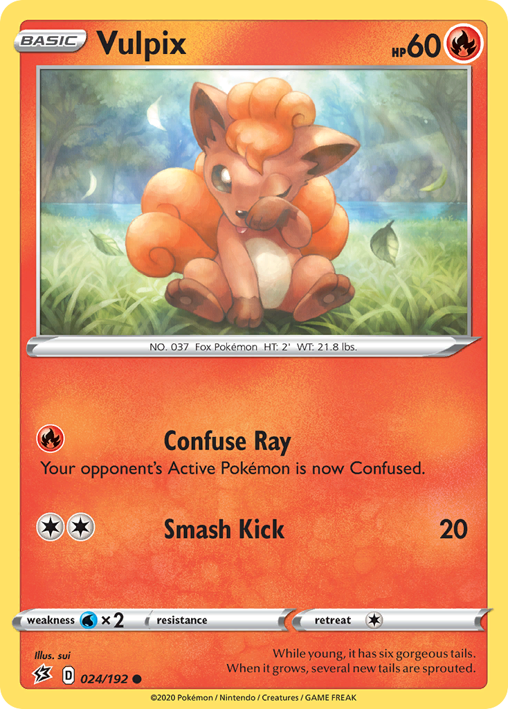 Vulpix (024/192) [Sword & Shield: Rebel Clash] | Good Games Cannington