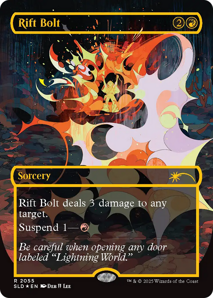 Rift Bolt (2055) (Raised Foil) [Secret Lair Drop Series] | Good Games Cannington