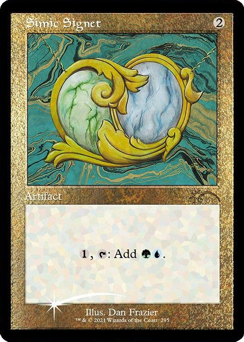 Simic Signet (Retro) (Foil Etched) [Secret Lair Drop Series] | Good Games Cannington
