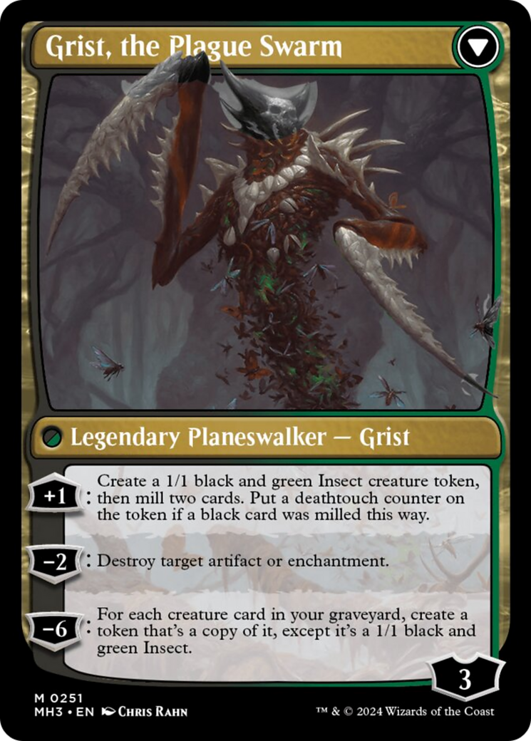 Grist, Voracious Larva // Grist, the Plague Swarm [Modern Horizons 3] | Good Games Cannington