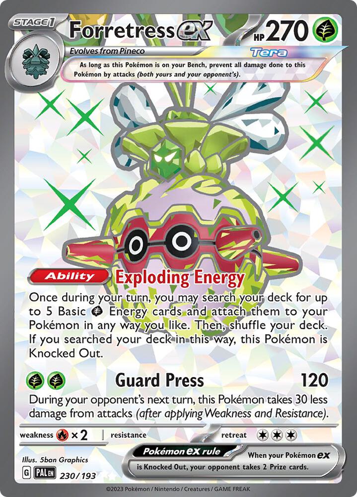 Forretress ex 230/193 (SV02: Paldea Evolved)  - Holofoil | Good Games Cannington