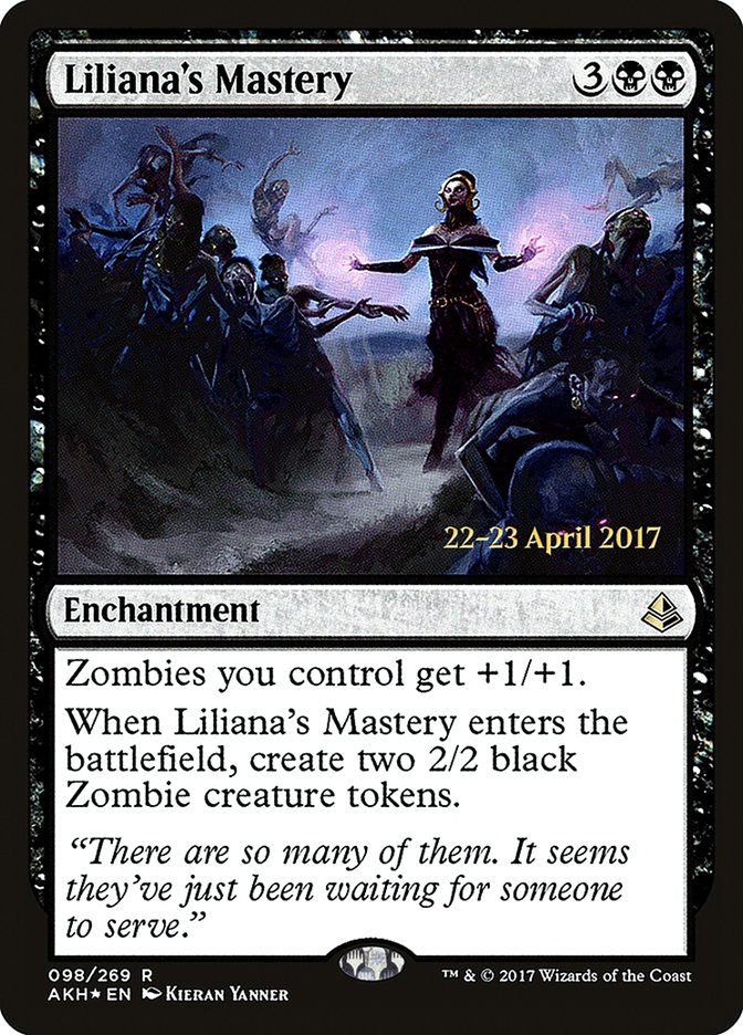 Liliana's Mastery [Amonkhet Prerelease Promos] | Good Games Cannington
