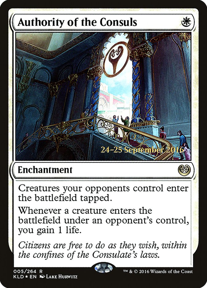 Authority of the Consuls [Kaladesh Prerelease Promos] | Good Games Cannington