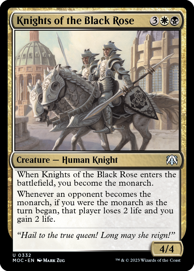 Knights of the Black Rose [March of the Machine Commander] | Good Games Cannington