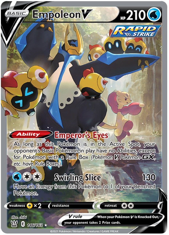 Empoleon V (146/163) [Sword & Shield: Battle Styles] | Good Games Cannington