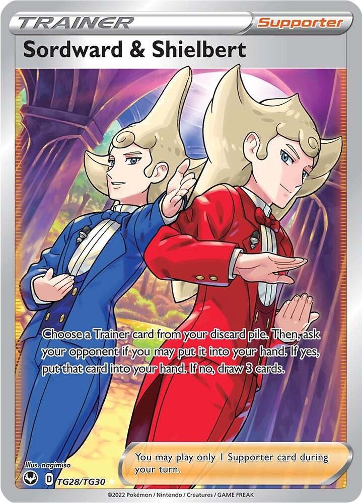 Sordward and Shielbert TG28/TG30 (SWSH12: Silver Tempest Trainer Gallery)  - Holofoil | Good Games Cannington