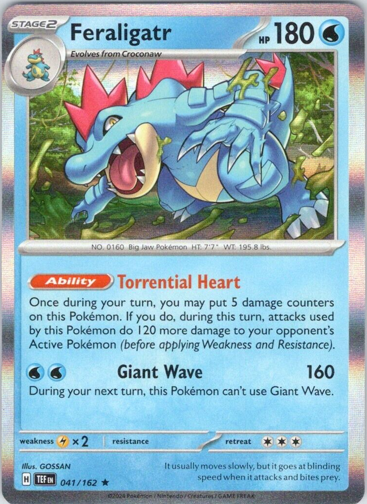 Feraligatr (041/162) [Scarlet & Violet: Temporal Forces] | Good Games Cannington
