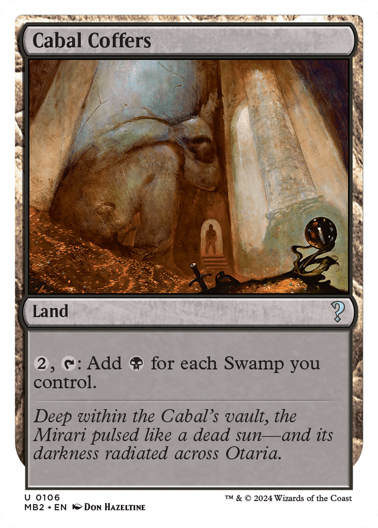 Cabal Coffers (White Border) [Mystery Booster 2] | Good Games Cannington