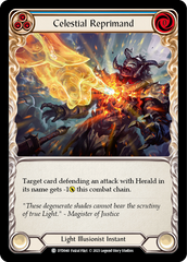 Celestial Reprimand (Blue) [DTD040] (Dusk Till Dawn)  Rainbow Foil | Good Games Cannington