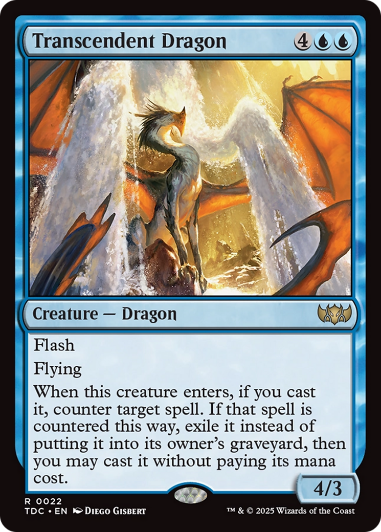 Transcendent Dragon [Tarkir: Dragonstorm Commander] | Good Games Cannington