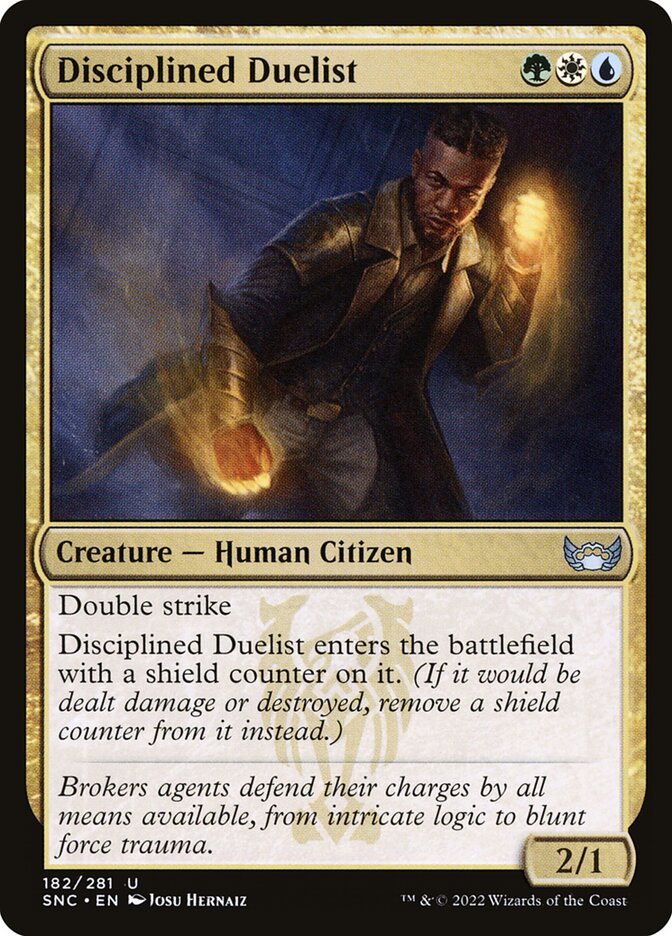 Disciplined Duelist 182 (Streets of New Capenna)  - Foil | Good Games Cannington