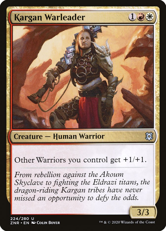 Kargan Warleader 224 (Zendikar Rising)  | Good Games Cannington