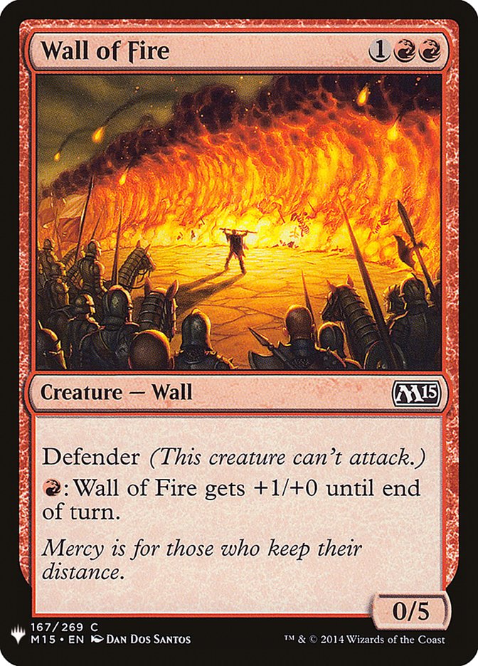 Wall of Fire [Mystery Booster] | Good Games Cannington