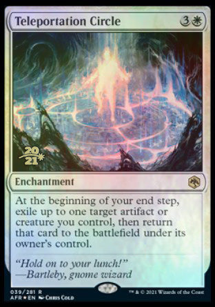 Teleportation Circle [Dungeons & Dragons: Adventures in the Forgotten Realms Prerelease Promos] | Good Games Cannington
