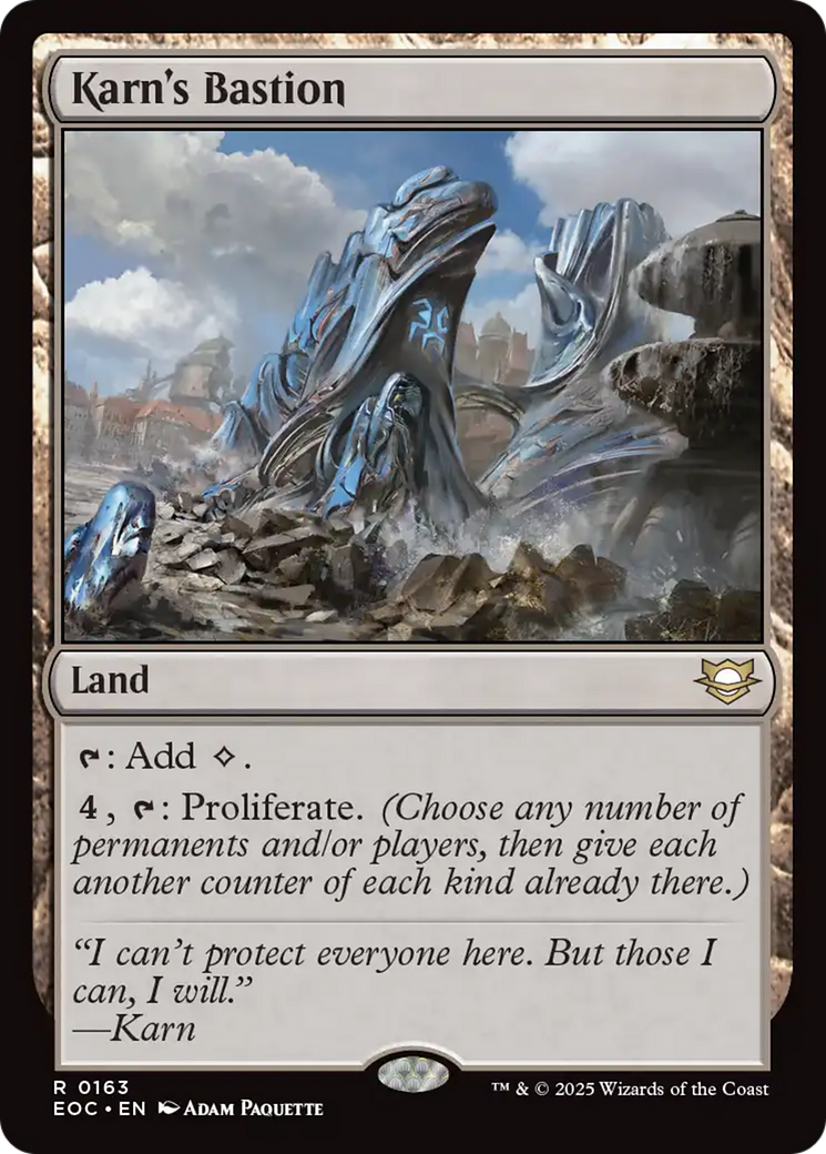 Karn's Bastion [Edge of Eternities Commander] | Good Games Cannington