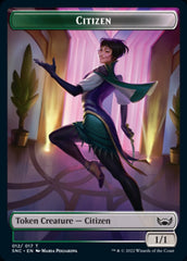 Plant // Citizen Double-Sided Token [Streets of New Capenna Commander Tokens] | Good Games Cannington