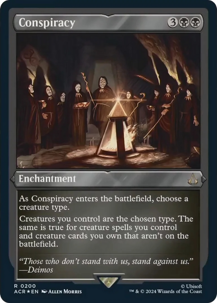 Conspiracy (Foil Etched) [Assassin's Creed] | Good Games Cannington