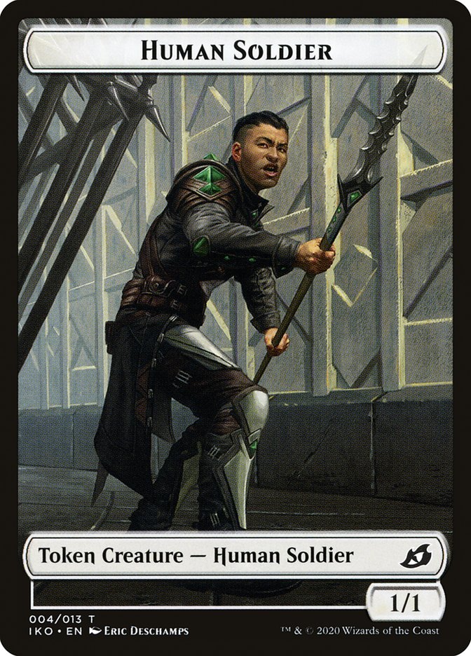 Kraken // Human Soldier (004) Double-Sided Token [Ikoria: Lair of Behemoths Tokens] | Good Games Cannington