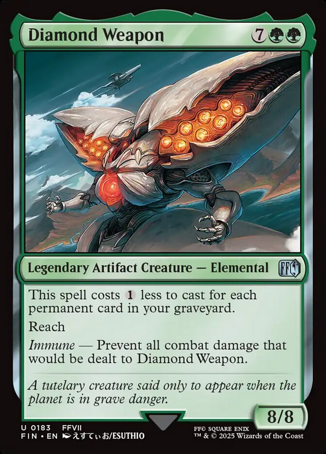 Diamond Weapon 183 (FINAL FANTASY)  - Foil | Good Games Cannington