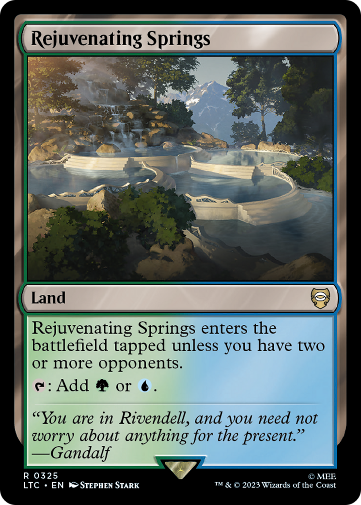 Rejuvenating Springs [The Lord of the Rings: Tales of Middle-Earth Commander] | Good Games Cannington