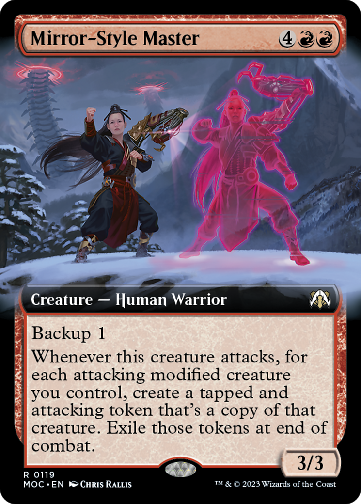 Mirror-Style Master (Extended Art) [March of the Machine Commander] | Good Games Cannington