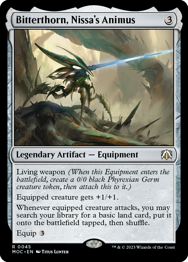 Bitterthorn, Nissa's Animus [March of the Machine Commander] | Good Games Cannington