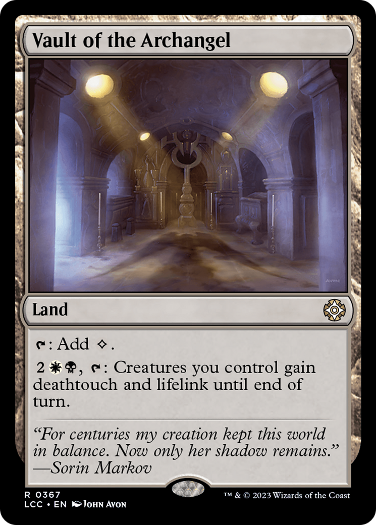 Vault of the Archangel [The Lost Caverns of Ixalan Commander] | Good Games Cannington