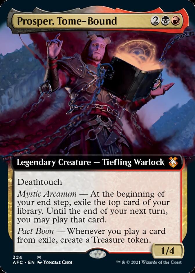 Prosper, Tome-Bound (Extended Art) [Dungeons & Dragons: Adventures in the Forgotten Realms Commander] | Good Games Cannington