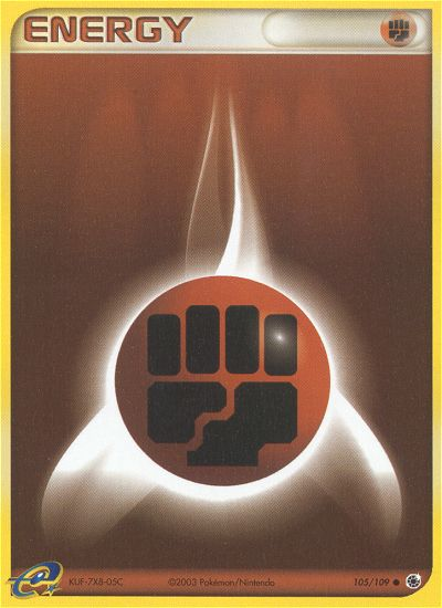 Fighting Energy (105/109) [EX: Ruby & Sapphire] | Good Games Cannington