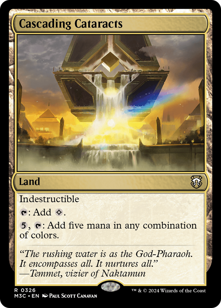 Cascading Cataracts (Ripple Foil) [Modern Horizons 3 Commander] | Good Games Cannington