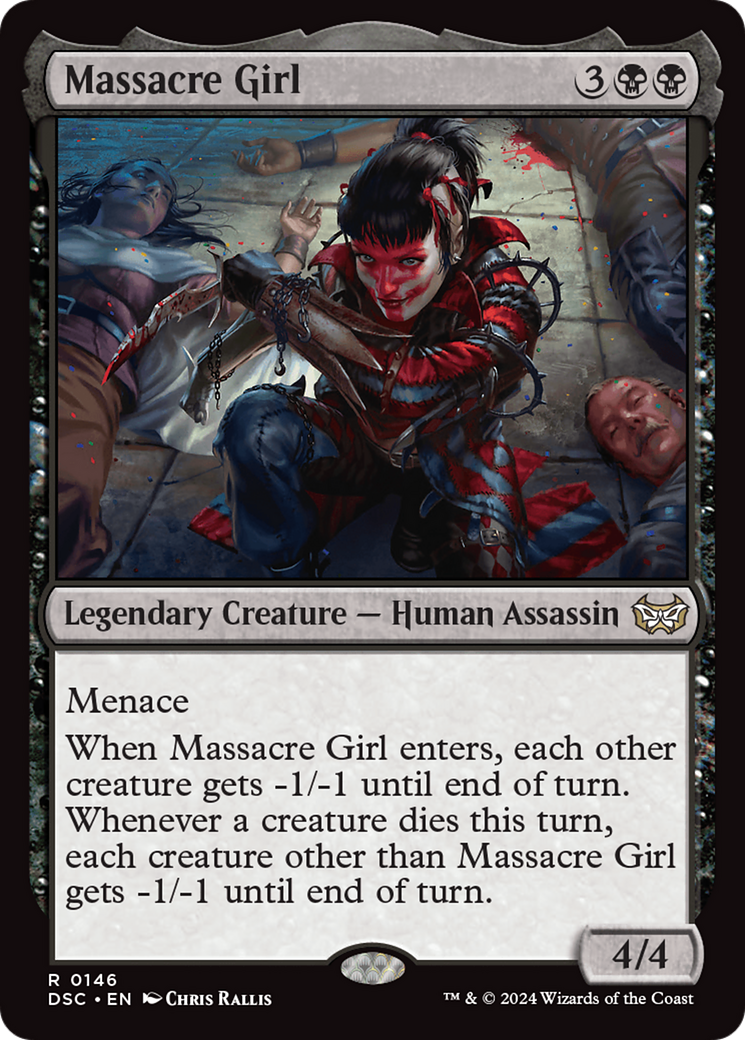 Massacre Girl [Duskmourn: House of Horror Commander] | Good Games Cannington