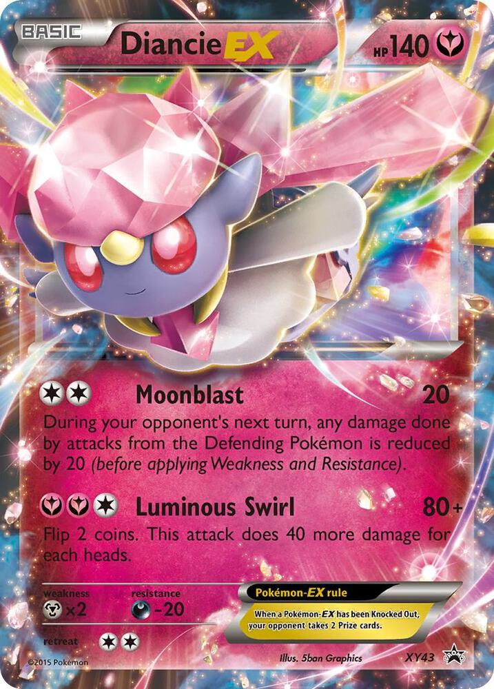 Diancie EX XY43 (XY Promos)  - Holofoil | Good Games Cannington