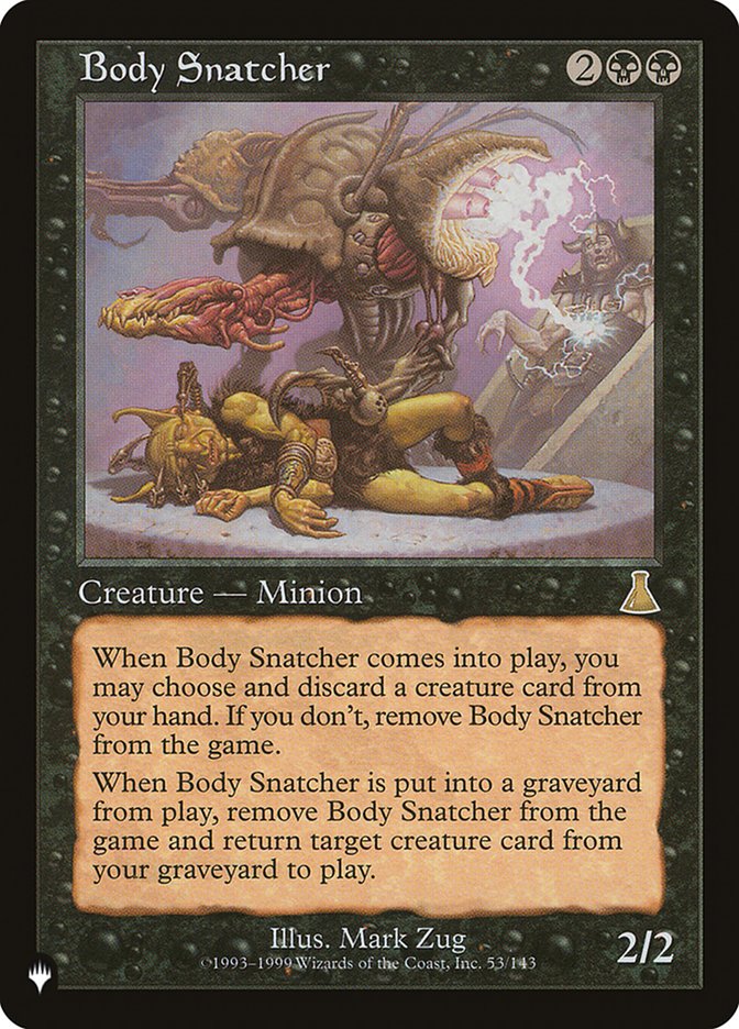Body Snatcher [The List] | Good Games Cannington
