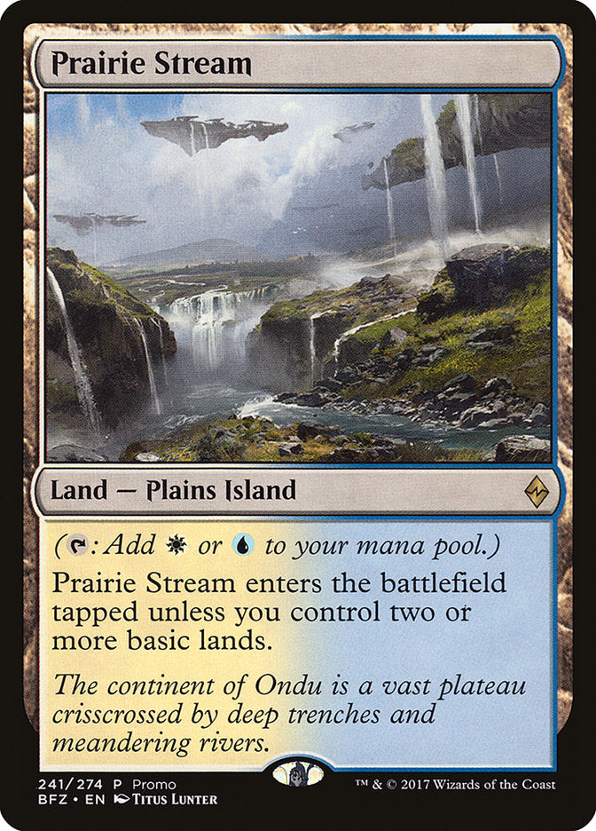 Prairie Stream (Promo) [Standard Showdown Promos] | Good Games Cannington