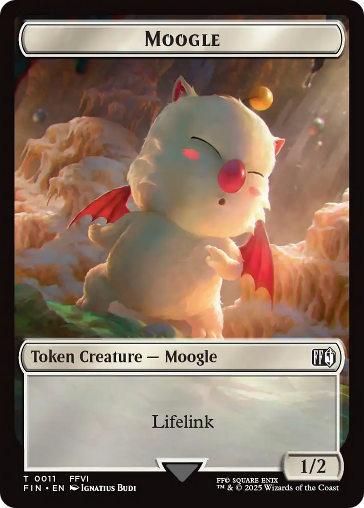Moogle (0011) // Copy (0001) Double-Sided Token [FINAL FANTASY Tokens] | Good Games Cannington