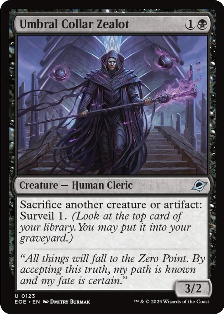 Umbral Collar Zealot 123 (Edge of Eternities)  - Foil | Good Games Cannington