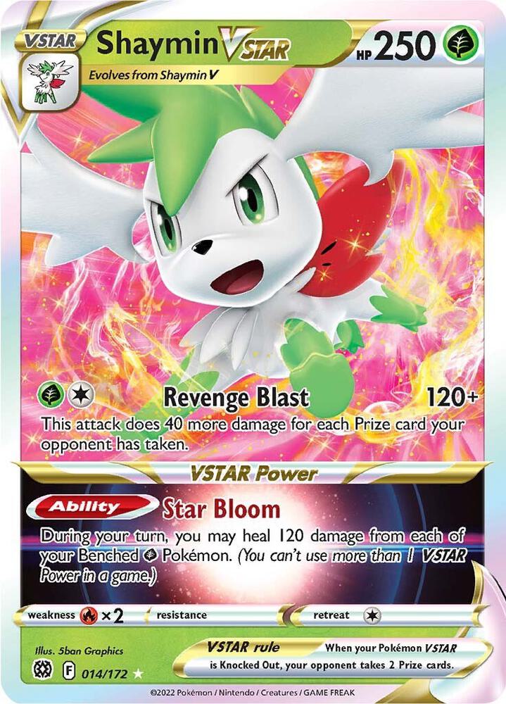 Shaymin VSTAR 014/172 (SWSH09: Brilliant Stars)  - Holofoil | Good Games Cannington