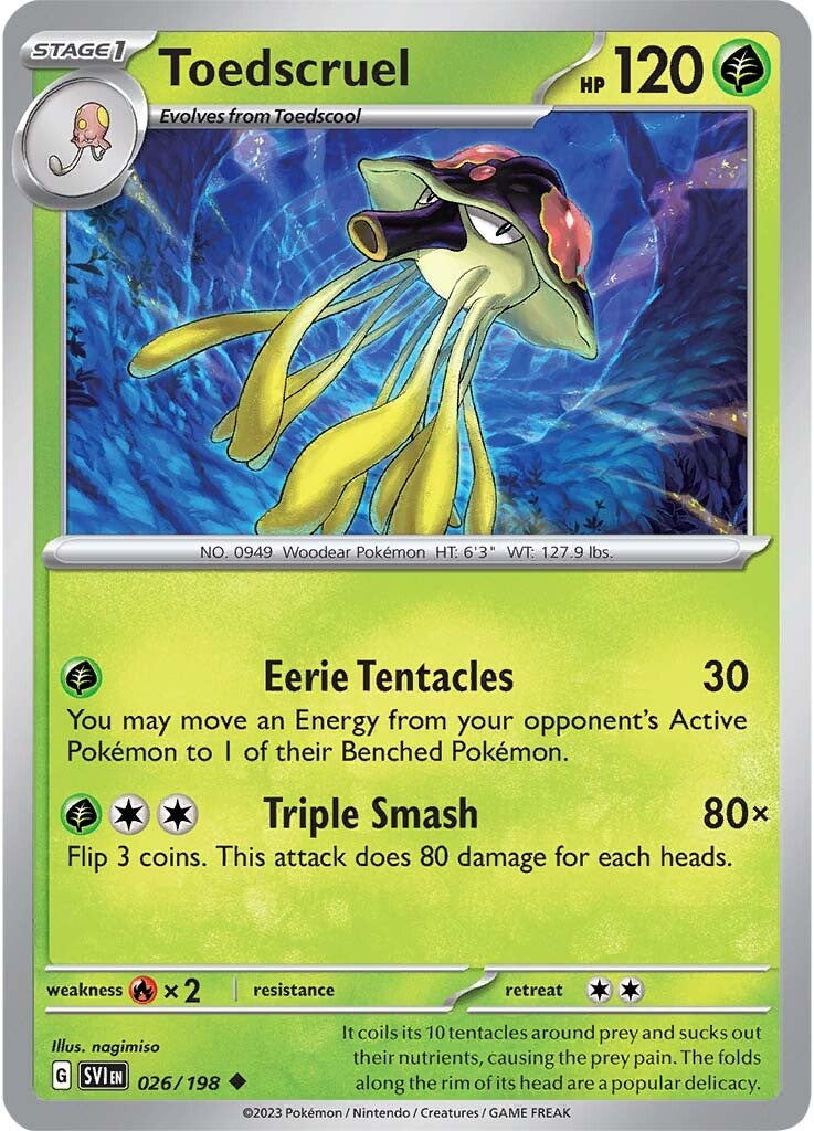 Toedscruel (026/198) [Scarlet & Violet: Base Set] | Good Games Cannington